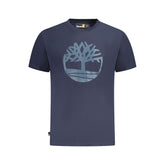 Timberland Blue Cotton T-Shirt